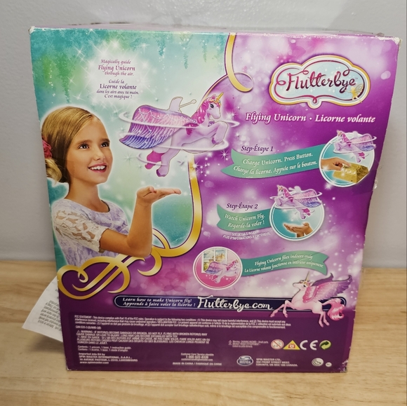 Spin Master Flutterbye Flying Unicorn Brand New in Box - Picture 4 of 11